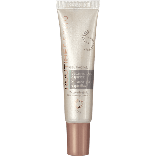 Gel facial dermosecante Routine para el acné