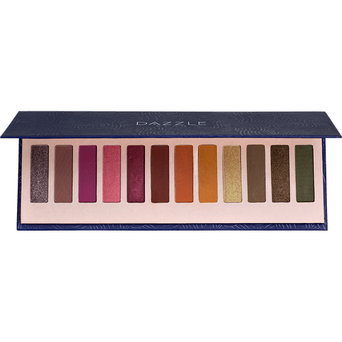 Paleta De Sombras Dazzle Glam 12 Colores