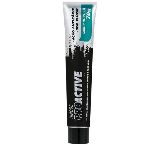 GEL DENTAL CARVAO ATIVADO + ALOE VERA PRO ACTIVE -70G