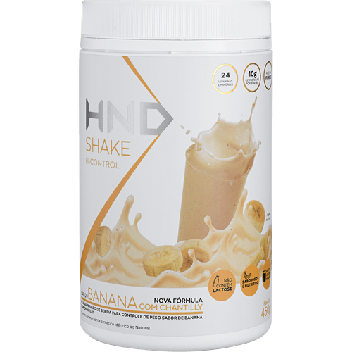 Shake Banana Sin Lactosa HND H-Control 450g